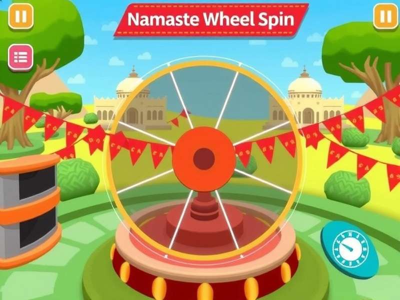 Namaste Wheel Spin Gameplay Screenshot